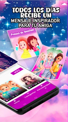 I-download ang Frases de Mejores Amigas – Mga Quote Para sa Bestie - Screenshot 2
