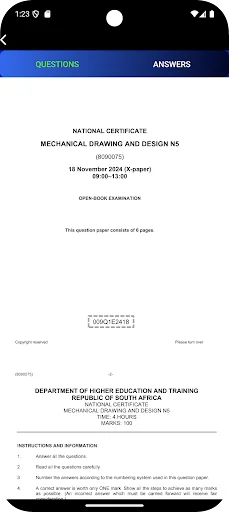 I-download ang TVET Mechanical Drawing & Design App Para sa N5-N6 - Screenshot 20