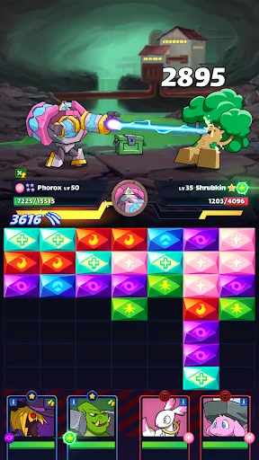 I-download ang Mana Monsters: Epic Puzzle RPG – Tactical Match 3 - Screenshot 1