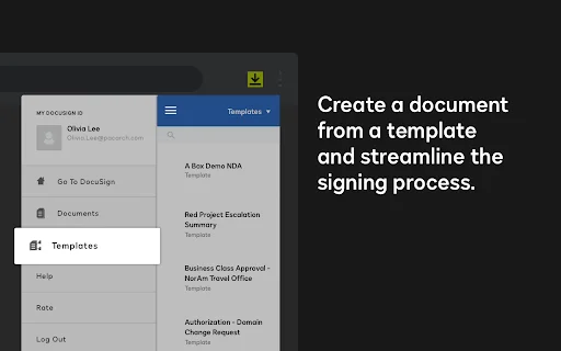 I-download ang Docusign eSignature – Pirmahan ang Dokumento sa Chrome - Screenshot 5