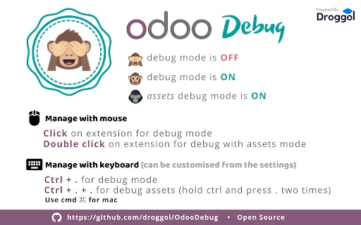 I-download ang Odoo Debug – Mabilis na Debug Mode Tool - Screenshot 1