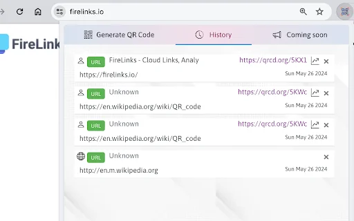 QR Code Generator at Reader – Pinakamabilis na QR Tool Para sa Chrome - Screenshot 3