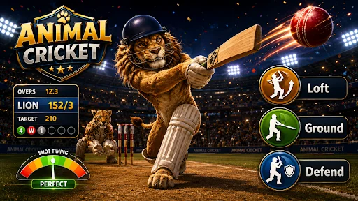 I-download ang Animal Cricket – Bumuo ng Iyong Animal Team Ngayon - Screenshot 4
