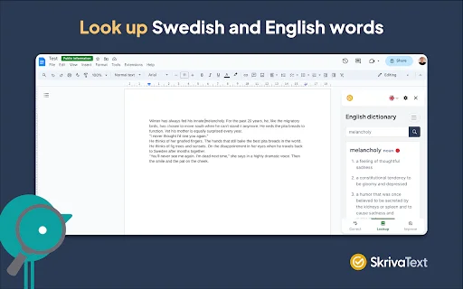 I-download ang SkrivaText: Pinakamahusay na Grammar Checker sa Chrome - Screenshot 2